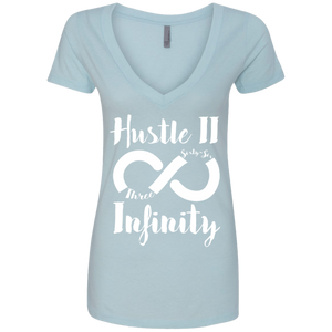 Hustle II Infinity Next Level Ladies' Deep V-Neck T-Shirt