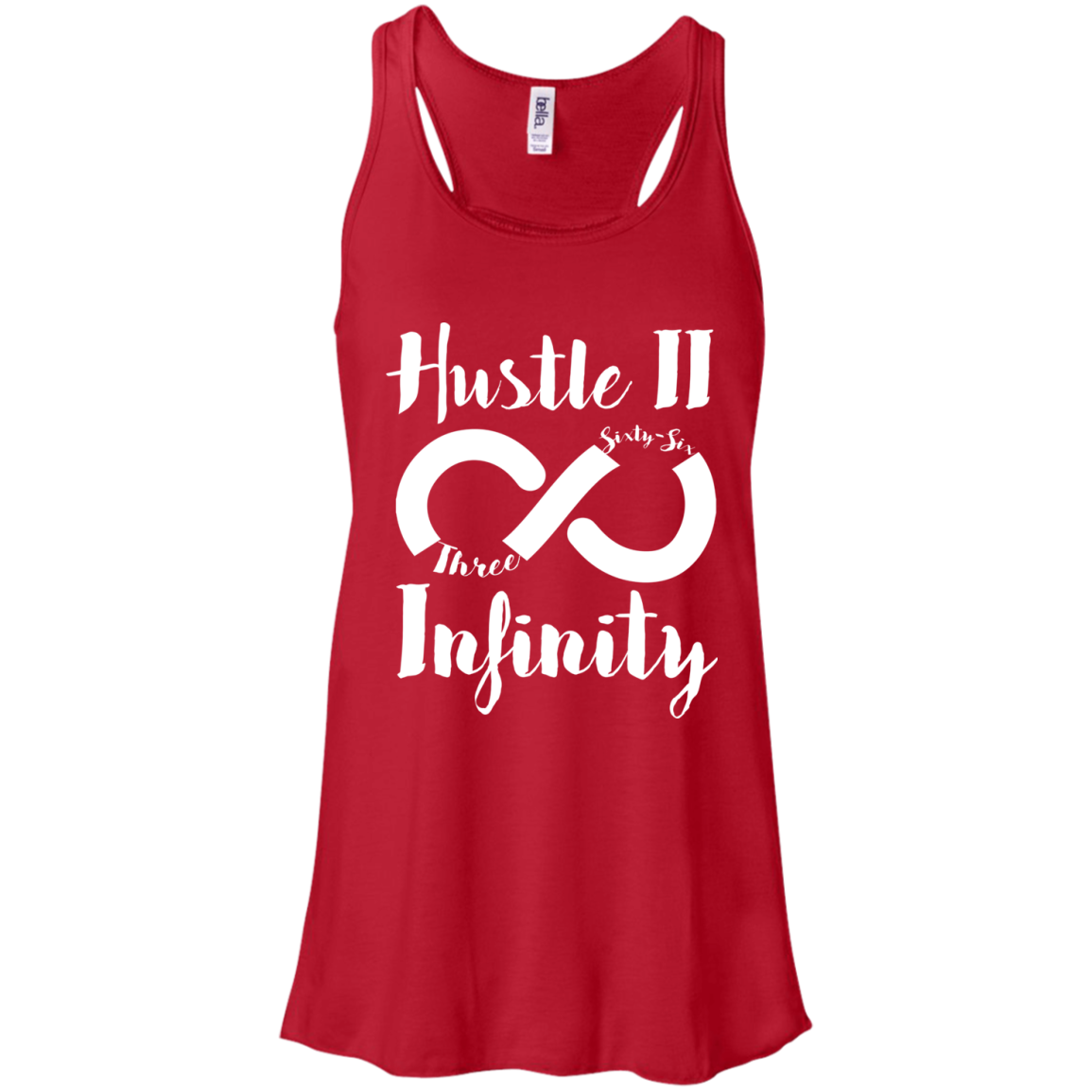 Hustle II Infinity Bella + Canvas Flowy Racerback Tank