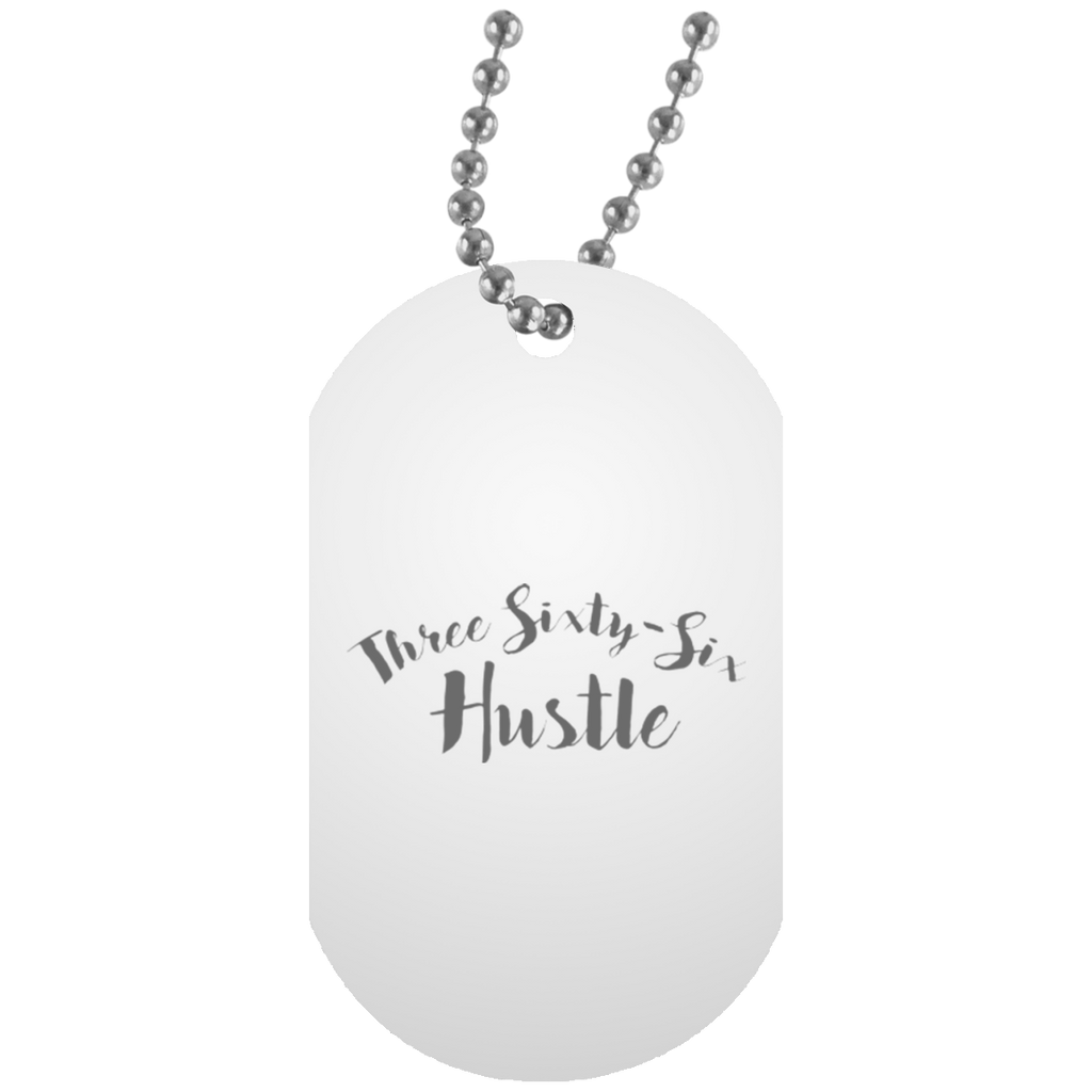 Three Sixty-Six White Dog Tag