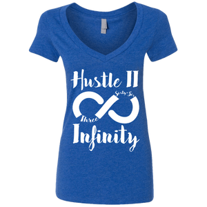 Hustle II Infinity Next Level Ladies' Deep V-Neck T-Shirt