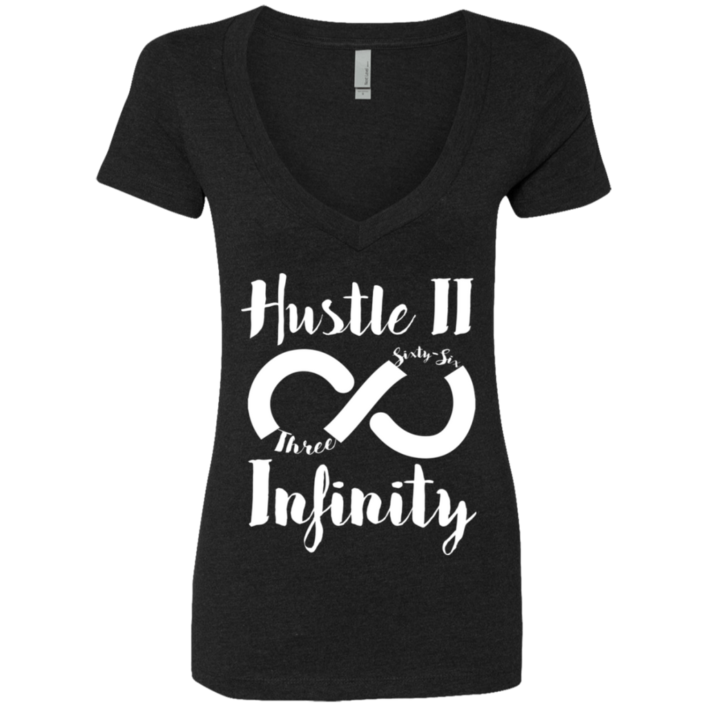 Hustle II Infinity Next Level Ladies' Deep V-Neck T-Shirt