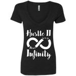 Hustle II Infinity Next Level Ladies' Deep V-Neck T-Shirt