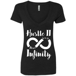 Hustle II Infinity Next Level Ladies' Deep V-Neck T-Shirt