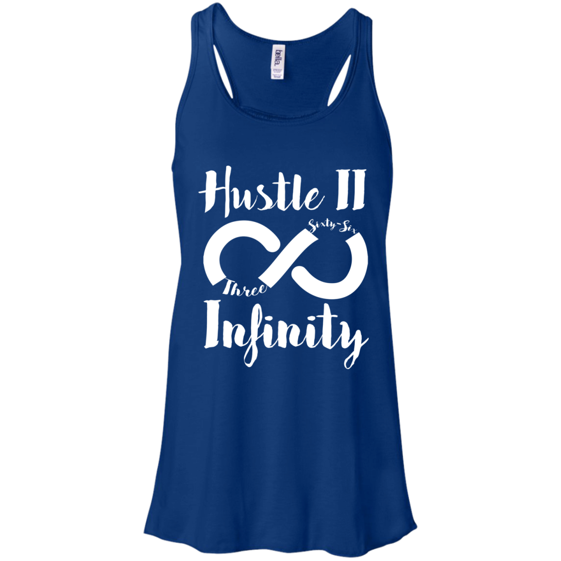 Hustle II Infinity Bella + Canvas Flowy Racerback Tank