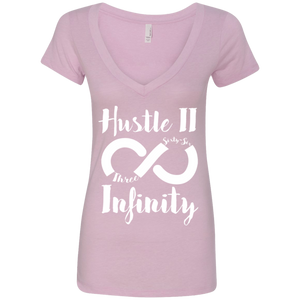 Hustle II Infinity Next Level Ladies' Deep V-Neck T-Shirt