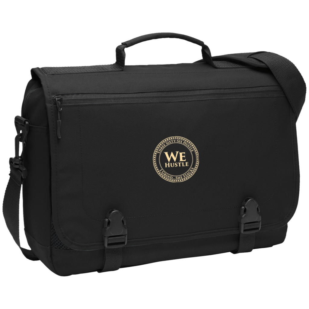 We Hustle Messenger Briefcase