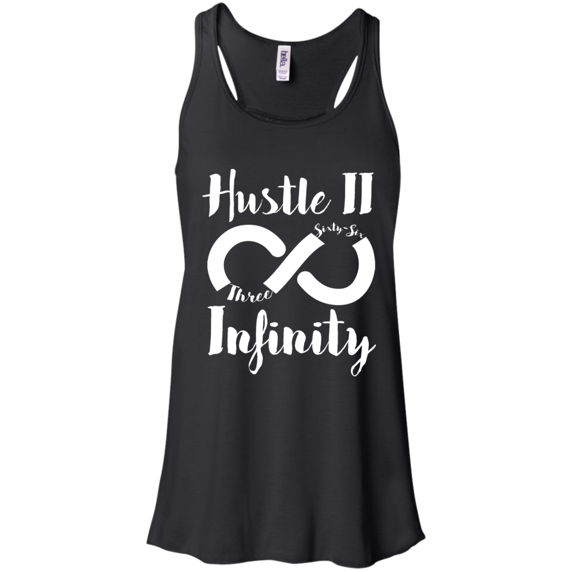Hustle II Infinity Bella + Canvas Flowy Racerback Tank