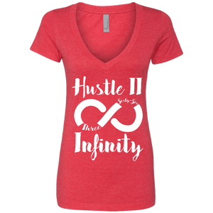 Hustle II Infinity Next Level Ladies' Deep V-Neck T-Shirt