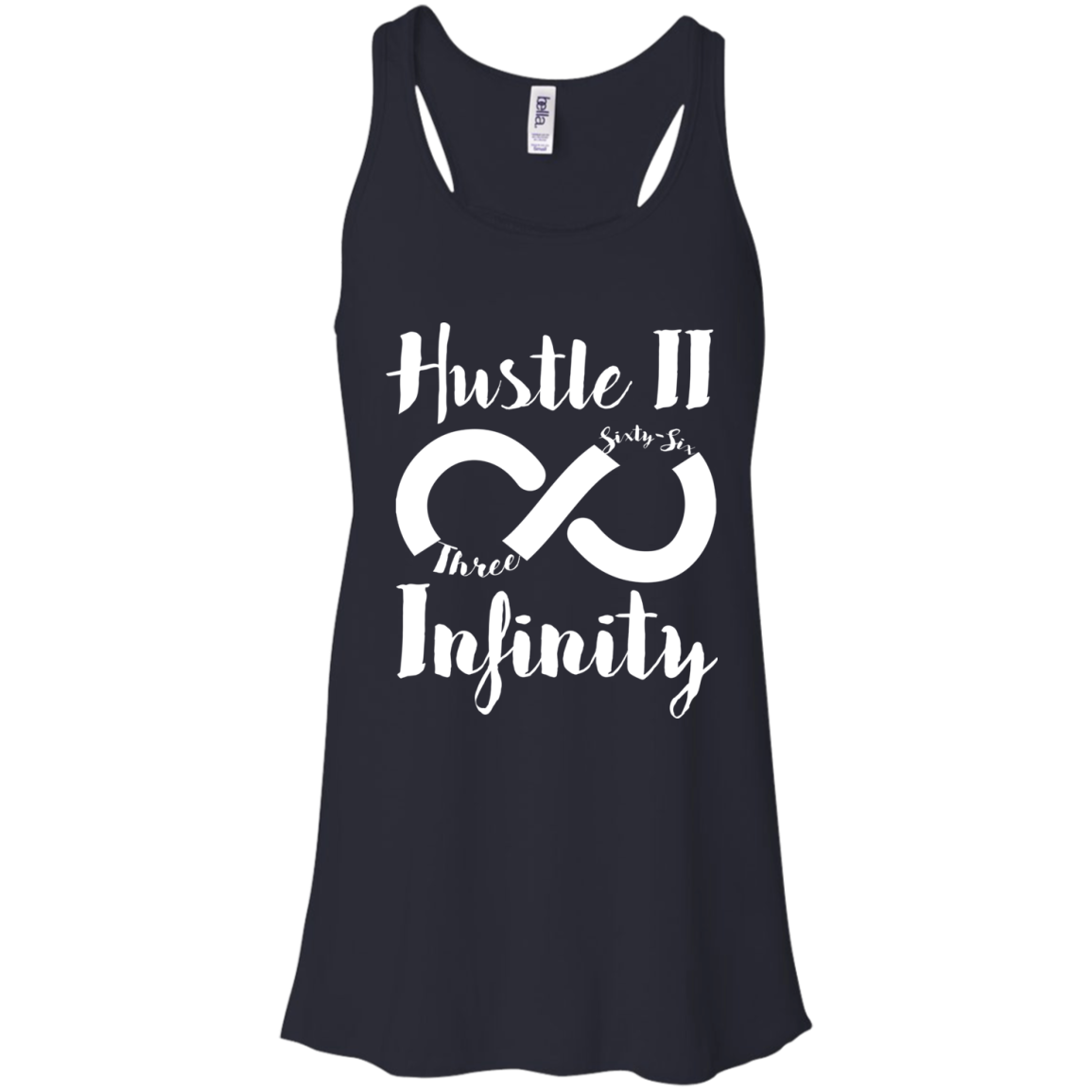 Hustle II Infinity Bella + Canvas Flowy Racerback Tank