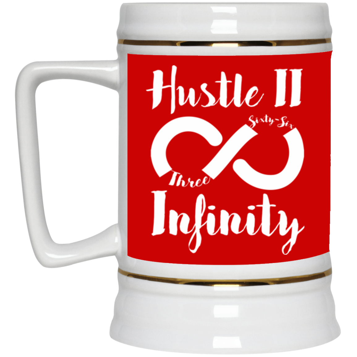Hustle II Infinity Beer Stein 22oz.