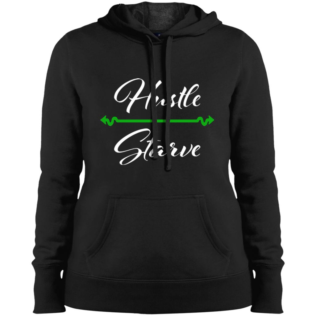 Ladies' Hustle Over Starve Pullover Hooded Sweatshirt