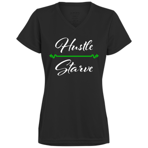 Hustle over Starve Ladies' Wicking T-Shirt