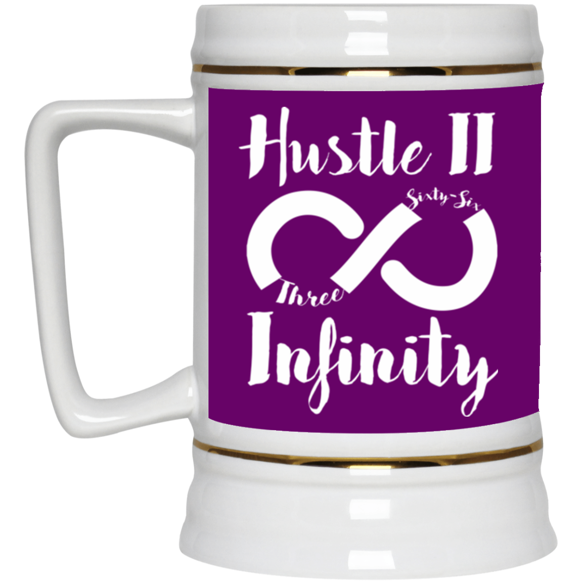 Hustle II Infinity Beer Stein 22oz.