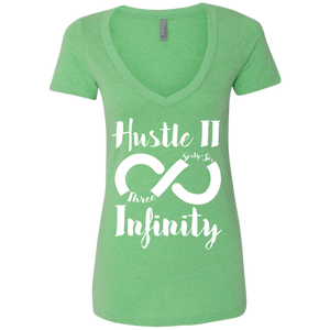 Hustle II Infinity Next Level Ladies' Deep V-Neck T-Shirt