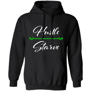 Hustle over Starve Pullover Hoodie 8 oz.