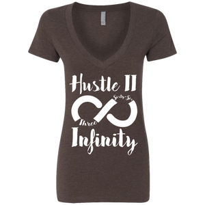 Hustle II Infinity Next Level Ladies' Deep V-Neck T-Shirt