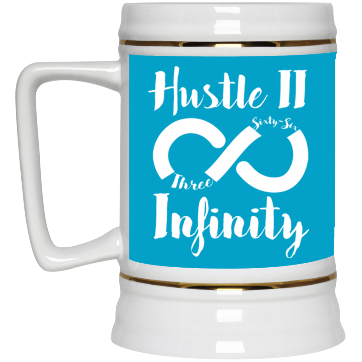 Hustle II Infinity Beer Stein 22oz.